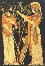 Posiedon and Athena